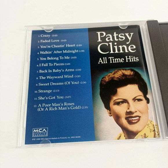 Patsy Cline All Time Hits -Country Vintage Throwbacks **MINOR WEAR - Picture 10 of 13